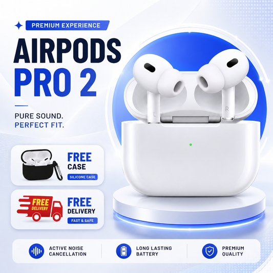 AirPods Pro 2 Mastercopy Premium Quality – Free Case + Free Delivery